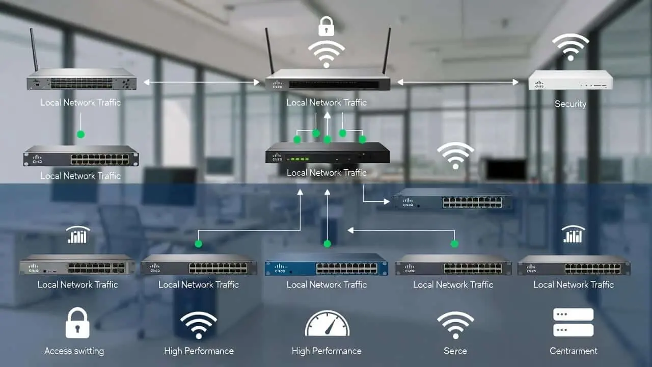 Cisco Switching Routing Map1 Linux نوشته