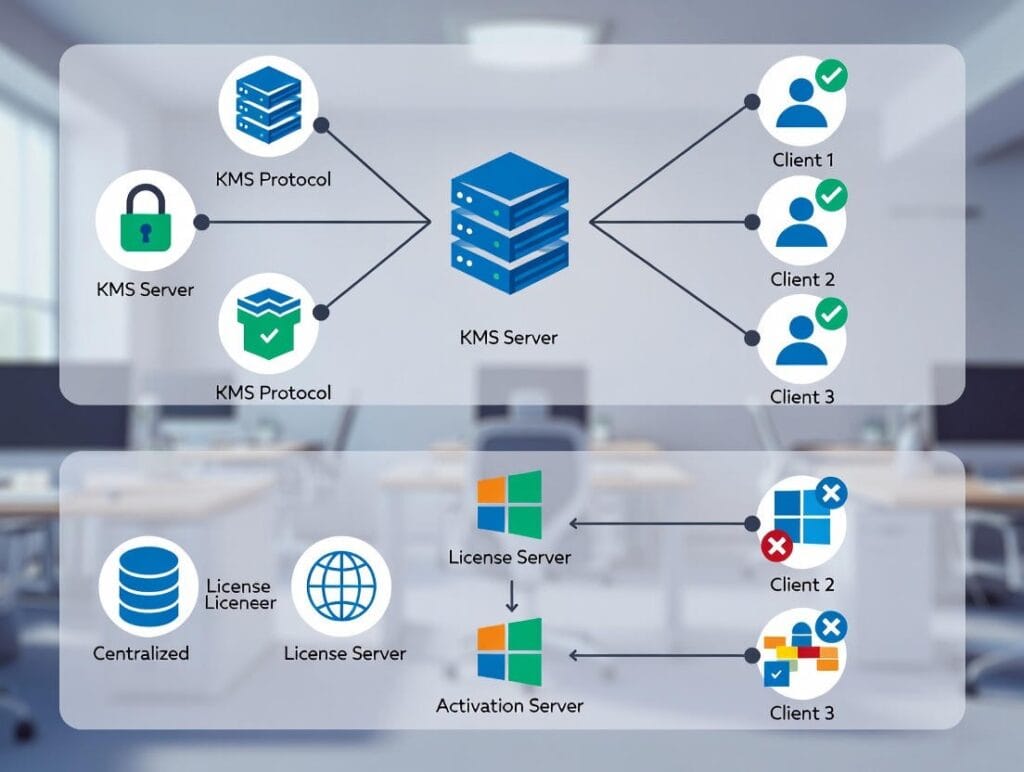مزایای راه‌اندازی KMS Server در شبکه محلی