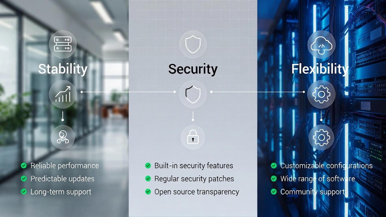 لینوکس سرور و سرویسهای کاربردی آن 3 LinuxServer Map Linux نوشته