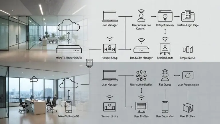 Mikrotik HotSpot Map2 Linux نوشته